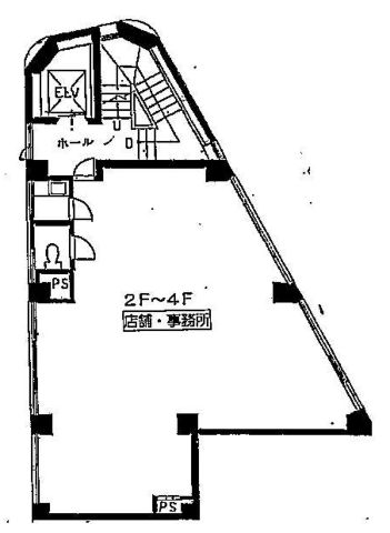 なんば　貸店舗事務