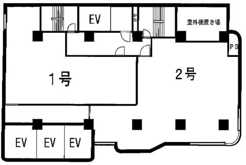 なんば　貸店舗事務