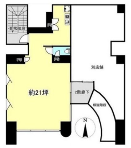 なんば 貸店舗事務