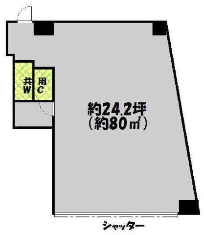 恵美須町 貸店舗事務